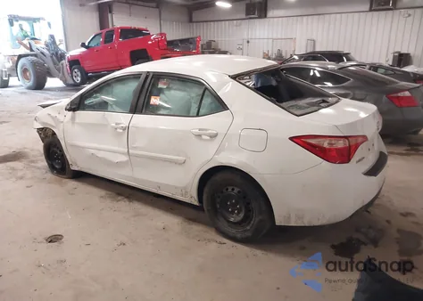 2017 Toyota Corolla Le z USA, uszkodzony, nr VIN 2T1BURHE0HC819867